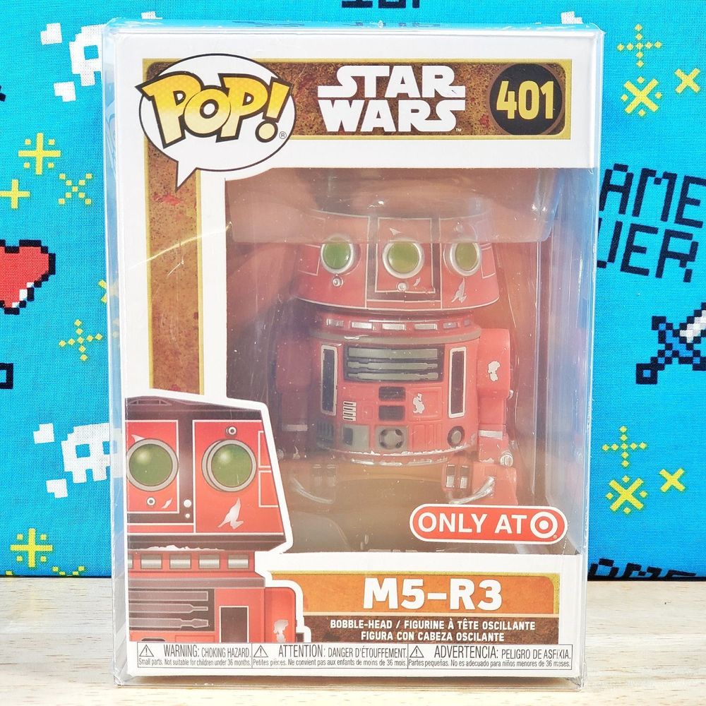 Funko PoP Star Wars Disney M5-R3 #401 Target Exclusive Vinyl Figure + Protector